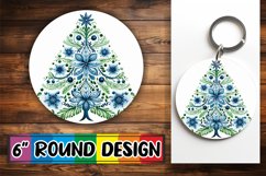 Snowy 3D Embroidery Ornament Sublime Craft Product Image 1