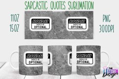 Sarcastic Quotes Sublimation | PNG Design | Funny v.2 Product Image 16