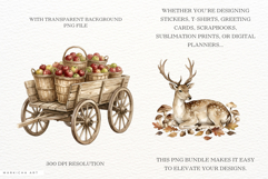 Autumn Nature &amp; Cottage Clipart Product Image 2