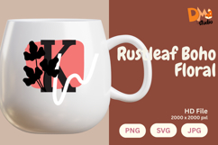 Rustleaf Boho Floral Monogram Product Image 1
