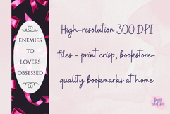 Cute Smut Dark Romance Printable Bookmarks Bundle Gothic PNG Product Image 6