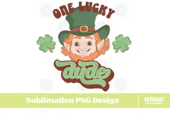 Happy St Patrick's Day PNG DTF Irish Lucky Leprechaun Beer Product Image 1