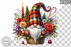 Christmas Gnome Sublimation - Clipart PNG Bundle Product Image 2
