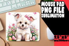 Radiant Mouse Pad Sublimation PNG, Cute Easter Product Image 1