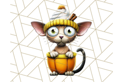 Halloween Animals in Costumes Clipart PNG, Cute Pets Art Product Image 2