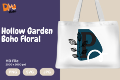 Hollow Garden Boho Floral Monogram Product Image 1