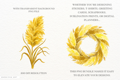 Summer Pampas Grass Clipart Product Image 2