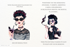 Gothic Girls Clipart Product Image 2