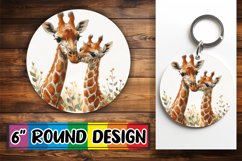 Vibrant Watercolor Mom &amp; Baby Animal Accessories Product Image 1