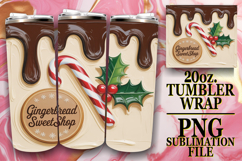 Whimsical nights 20oz tumbler wrap, Holiday Product Image 1