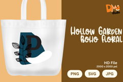 Hollow Garden Boho Floral Monogram Product Image 1