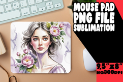 Cozy MOUSE MAT Inspirational Sublimation, Beauty Woman Product Image 1