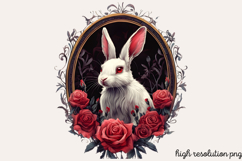 Gothic Easter Creepy Sublimation Clipart PNG Product Image 1
