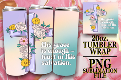 Joyful Nights 20oz tumbler wrap, Cross Product Image 1