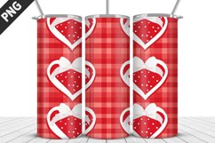 Lovely Hearts Tumbler Design | Valentine&#039;s Day Tumbler Wrap Product Image 2