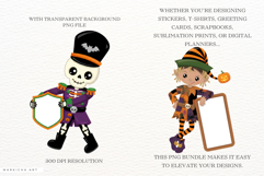Halloween Characters &amp; Banners Clipart Product Image 2