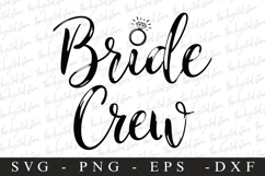 Bride crew SVG | SVG Cut files | Cricut Product Image 1