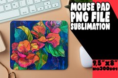 Colorful Flower Mouse Pad Designs PNG Product Image 1
