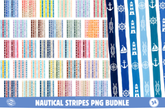Nautical Stripes Clipart Product Image 1