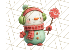 Snowman Family Clipart PNG Winter Holiday Art Product Image 2
