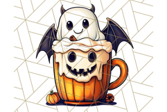 Monster Café Halloween PNG Clipart, Coffee Holiday Clip Art Product Image 2