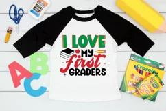 I Love My First Graders SVG, School SVG Design Product Image 2