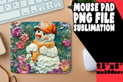 Christmas Cove: Sunny Snowman Sublimation PNG Product Image 1