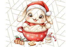 Christmas Baking Critters PNG Clipart, Cute Animals Holiday Product Image 2