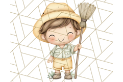 Tiny Zoo Friends Clipart, Cute Cartoon Zoo Animals PNG Product Image 2