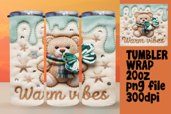 Eye-Catching 20oz Tumbler Wrap , Holiday Product Image 1