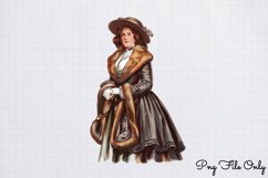 Victorian Winter Clipart Sublimation PNG Product Image 1