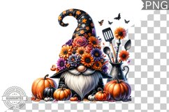 Halloween Kitchen Gnome Sublimation - Clipart PNG Design Product Image 1