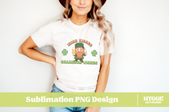 Happy St Patrick&#039;s Day PNG DTF Irish Lucky Leprechaun Beer Product Image 2