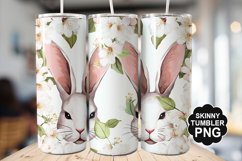 Easter Bunny Tumbler - Easter Day Tumbler PNG Design Product Image 1