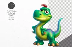 Dinosaur clipart, Dino clipart, Kids sublimation Product Image 1