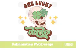 Happy St Patrick's Day PNG DTF Irish Lucky Leprechaun Beer Product Image 1
