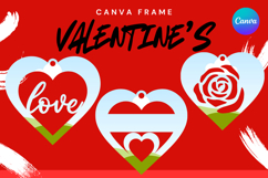 Heart Canva Frame Love Heart Valentine Shape Photo Frame_26 Product Image 1