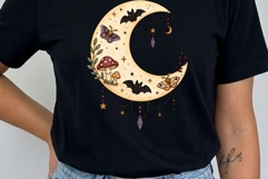 Cute Mothman PNG Clipart Bundle, Halloween Cryptid Graphics Product Image 3