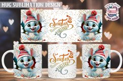 Christmas Mug Wrap Sublimation Funny Quote 3D Wall Animal Product Image 1
