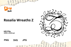 Rosalia Wreaths Monogram Product Image 1