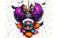 Pumpkin Party Halloween Clipart PNG, Cute Spooky Elements Product Image 2