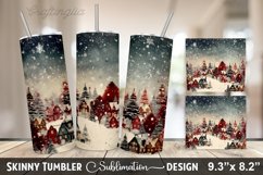 Christmas Tumbler Sublimation Design Product Image 1