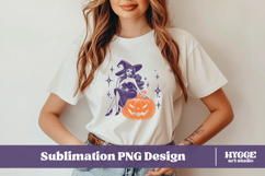 Vintage Funny Sarcastic Pin-Up Halloween Witch PNG DTF Product Image 2