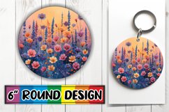 Graceful Petal Keychain Design Product Image 1