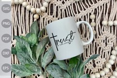 Trust In The Journey SVG Cut Files / Positive Quote SVG Product Image 2