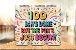 100 Days Of School Tumbler wrap, Teacher Day 20oz Tumbler Product Image 1
