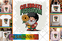 Stylish PNG Art for TSHIRTS, Juneteenth Product Image 1
