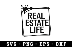 Real Estate Life Svg |Real Estate SVG Cut files |Cricut Product Image 1