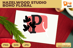 Hazelwood Studio Boho Floral Monogram Product Image 1