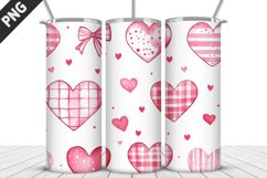 Lovely Hearts Tumbler Design | Valentine&#039;s Day Tumbler Wrap Product Image 3
